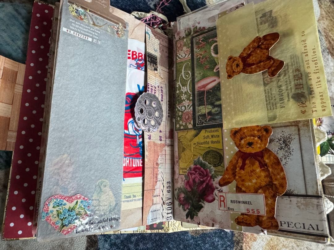 みぃ♡ジャーナル風おすそ分けファイル＆おすそ分け蛇腹ファイルのセット