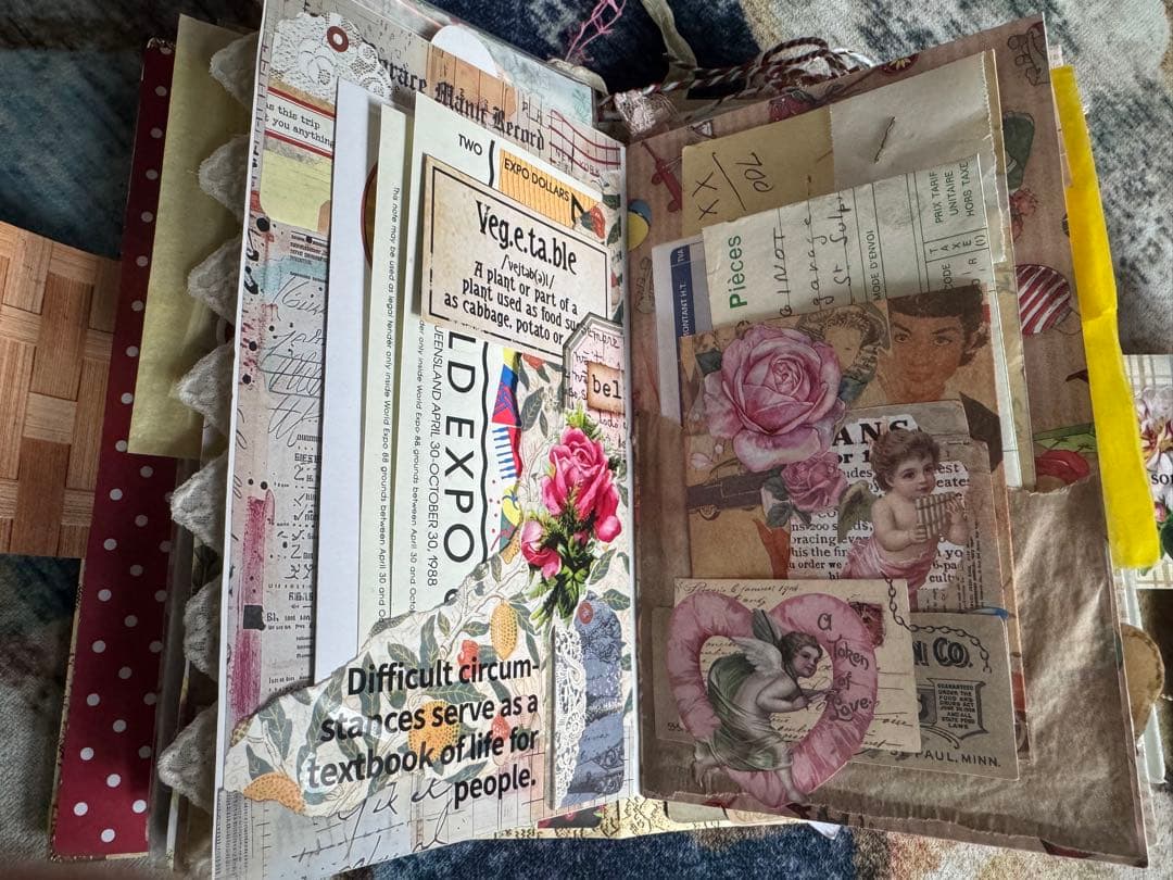 みぃ♡ジャーナル風おすそ分けファイル＆おすそ分け蛇腹ファイルのセット