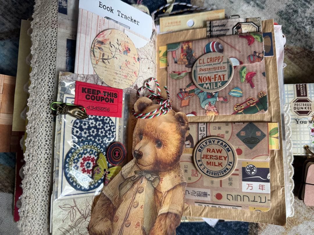 みぃ♡ジャーナル風おすそ分けファイル＆おすそ分け蛇腹ファイルのセット