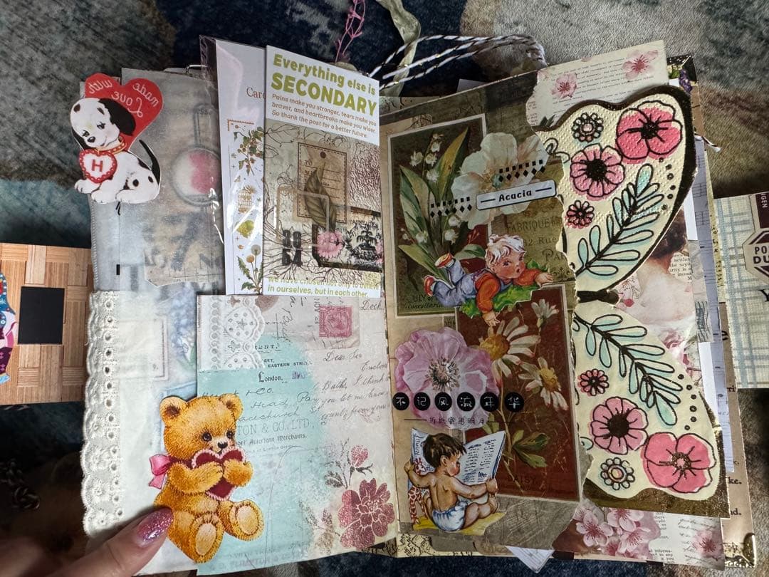 みぃ♡ジャーナル風おすそ分けファイル＆おすそ分け蛇腹ファイルのセット