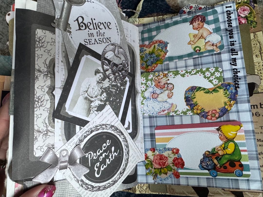 みぃ♡ジャーナル風おすそ分けファイル＆おすそ分け蛇腹ファイルのセット