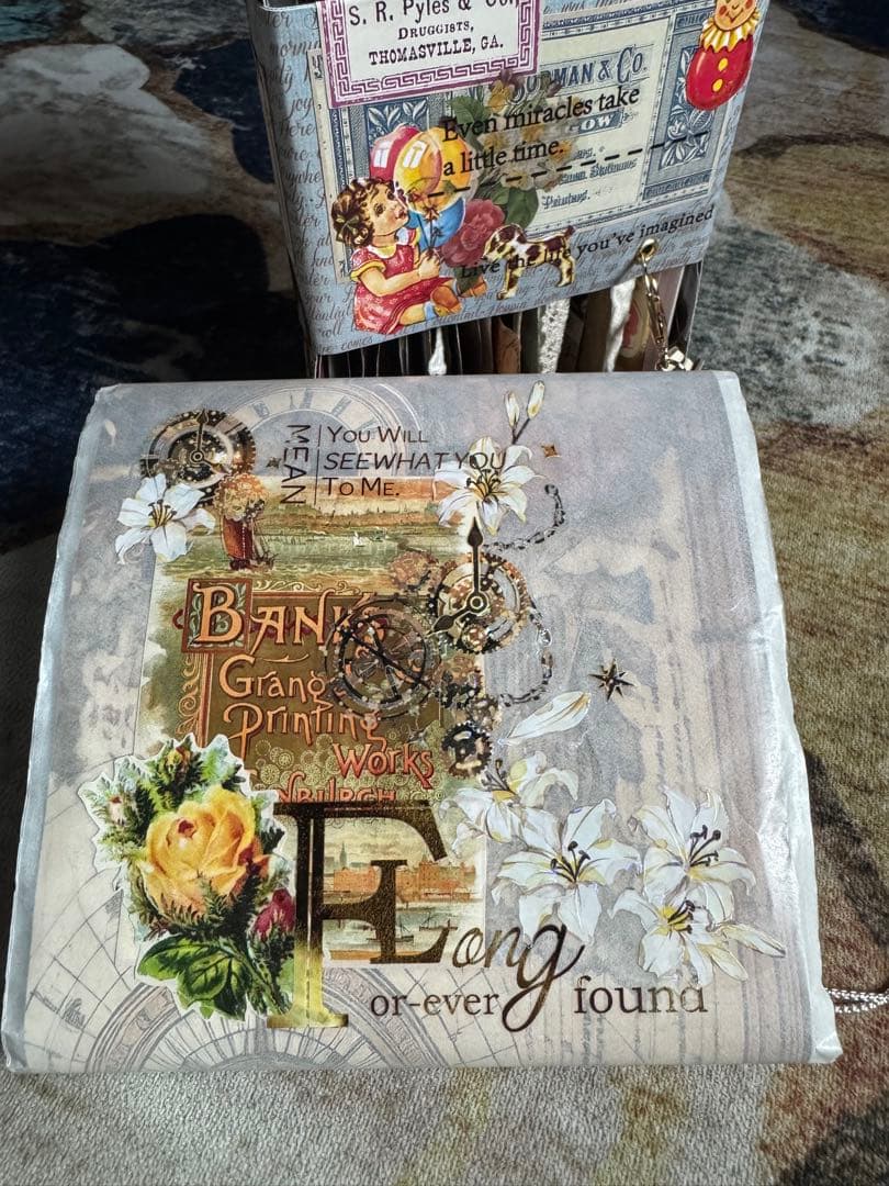 みぃ♡ジャーナル風おすそ分けファイル＆おすそ分け蛇腹ファイルのセット