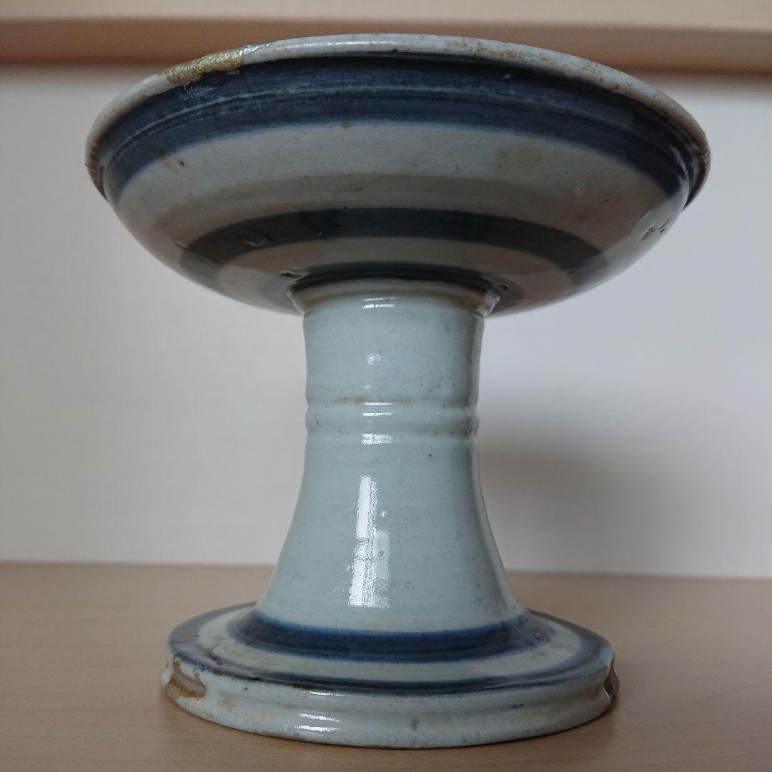 高杯　高月　高台皿　古伊万里　染付