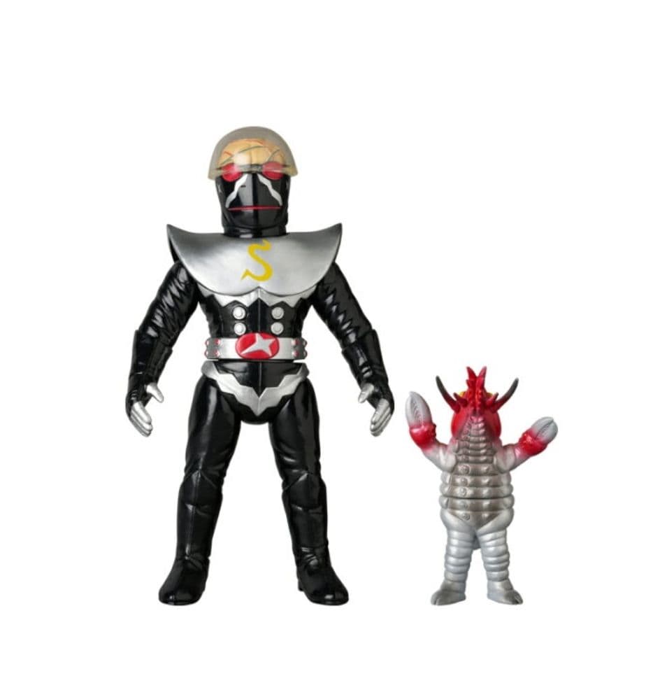 【新品未開封】メディコムトイ　シルバーハカイダー（新色）+ミニギンエビ