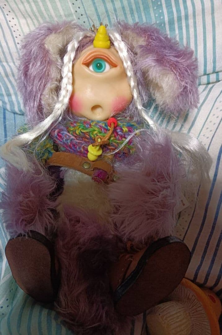 作家様　ハンドメイド　アートドールぬいぐるみ　着ぐるみオニちゃん創作