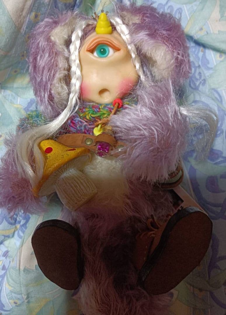 作家様　ハンドメイド　アートドールぬいぐるみ　着ぐるみオニちゃん創作