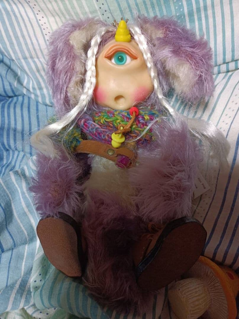 作家様　ハンドメイド　アートドールぬいぐるみ　着ぐるみオニちゃん創作