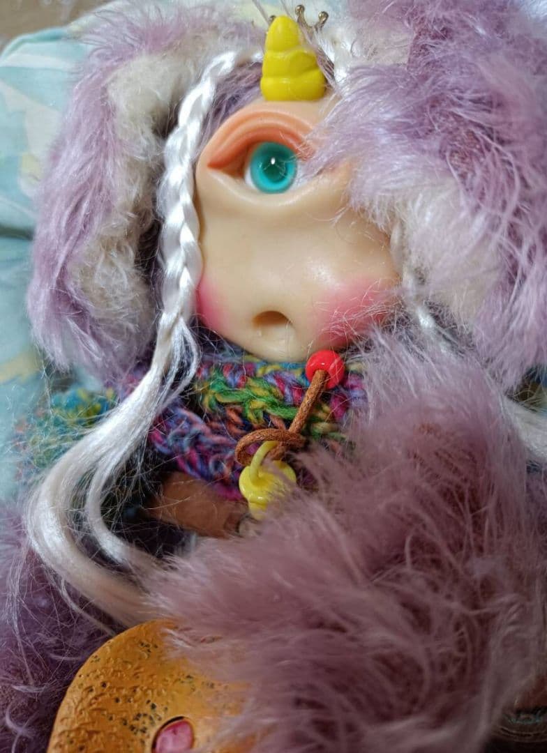 作家様　ハンドメイド　アートドールぬいぐるみ　着ぐるみオニちゃん創作