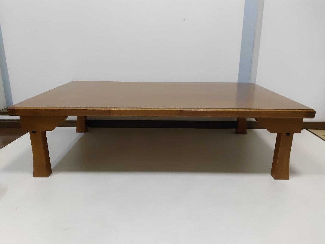 座卓　ちゃぶ台　折り畳み　天板 1200×750mm　大きいサイズ　折りたたみ