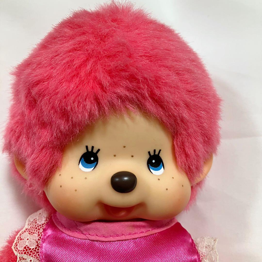 モンチッチ トーンシリーズ ブルーアイ ベリーピンク ぬいぐるみ Sサイズ