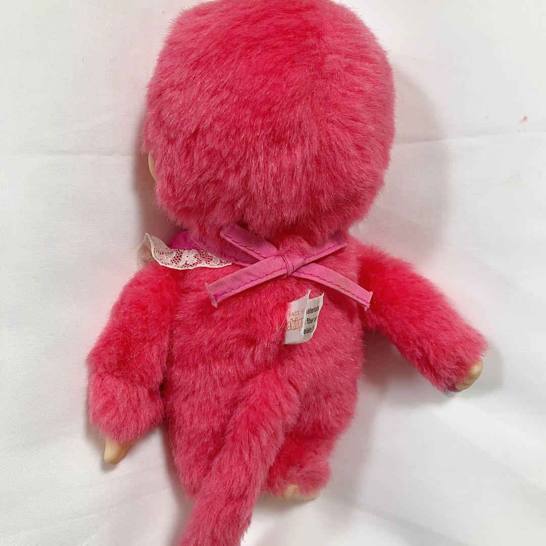 モンチッチ トーンシリーズ ブルーアイ ベリーピンク ぬいぐるみ Sサイズ