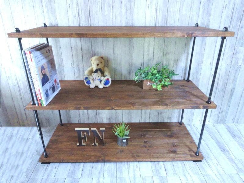 ハンドメイド　シャビーボルトラック ロングタイプ（ダークチーク色）