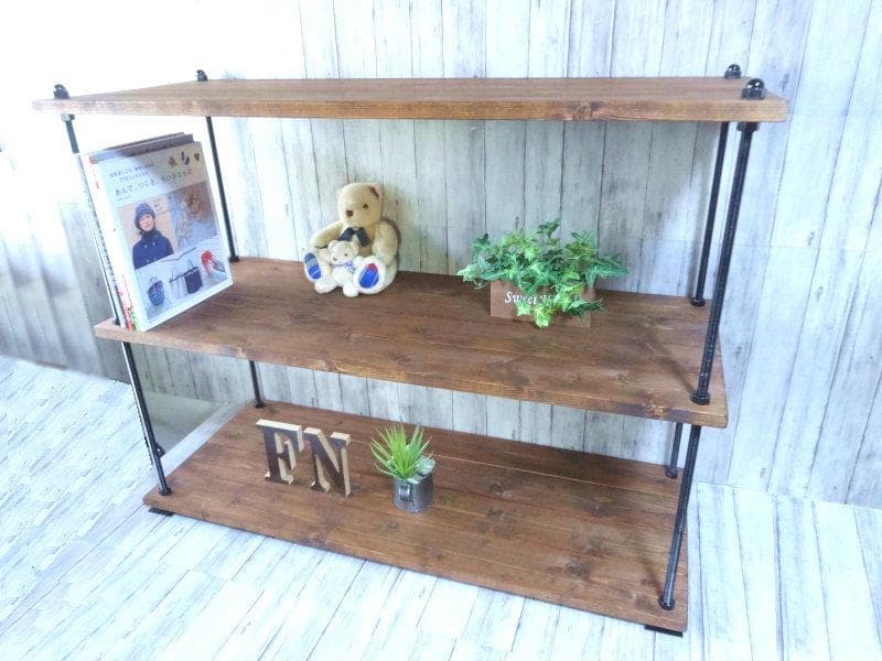 ハンドメイド　シャビーボルトラック ロングタイプ（ダークチーク色）