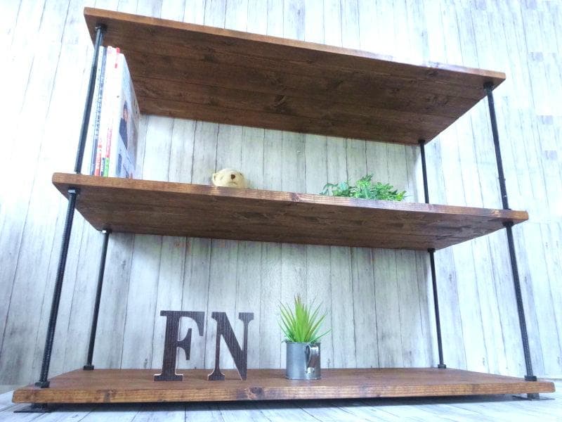 ハンドメイド　シャビーボルトラック ロングタイプ（ダークチーク色）