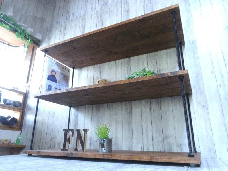 ハンドメイド　シャビーボルトラック ロングタイプ（ダークチーク色）