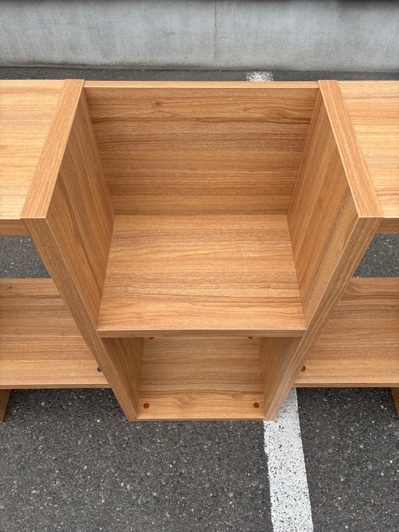 オープンラック シェルフ 飾り棚 収納棚 本棚 ナチュラル