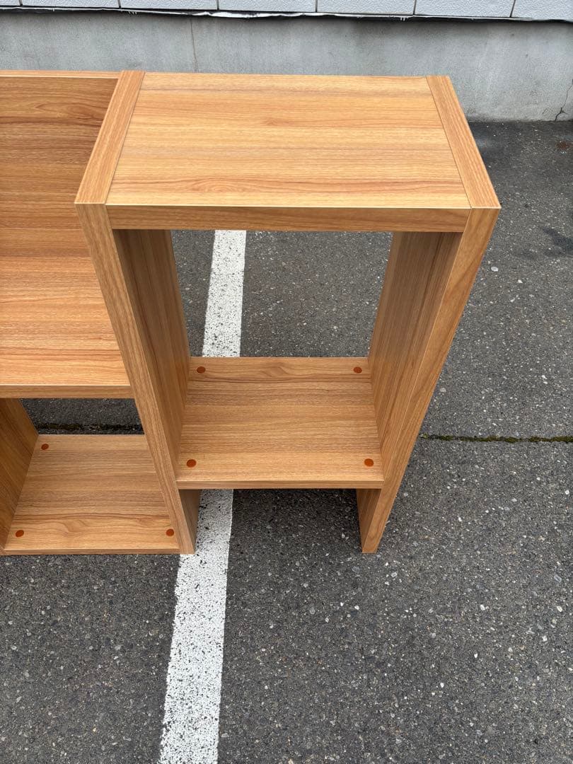 オープンラック シェルフ 飾り棚 収納棚 本棚 ナチュラル