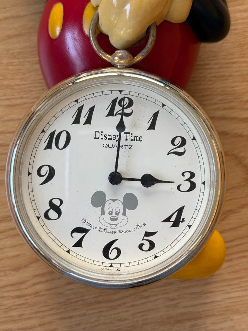 70sヴィンテージDisney×SEIKOSHAミッキーマウス掛時計