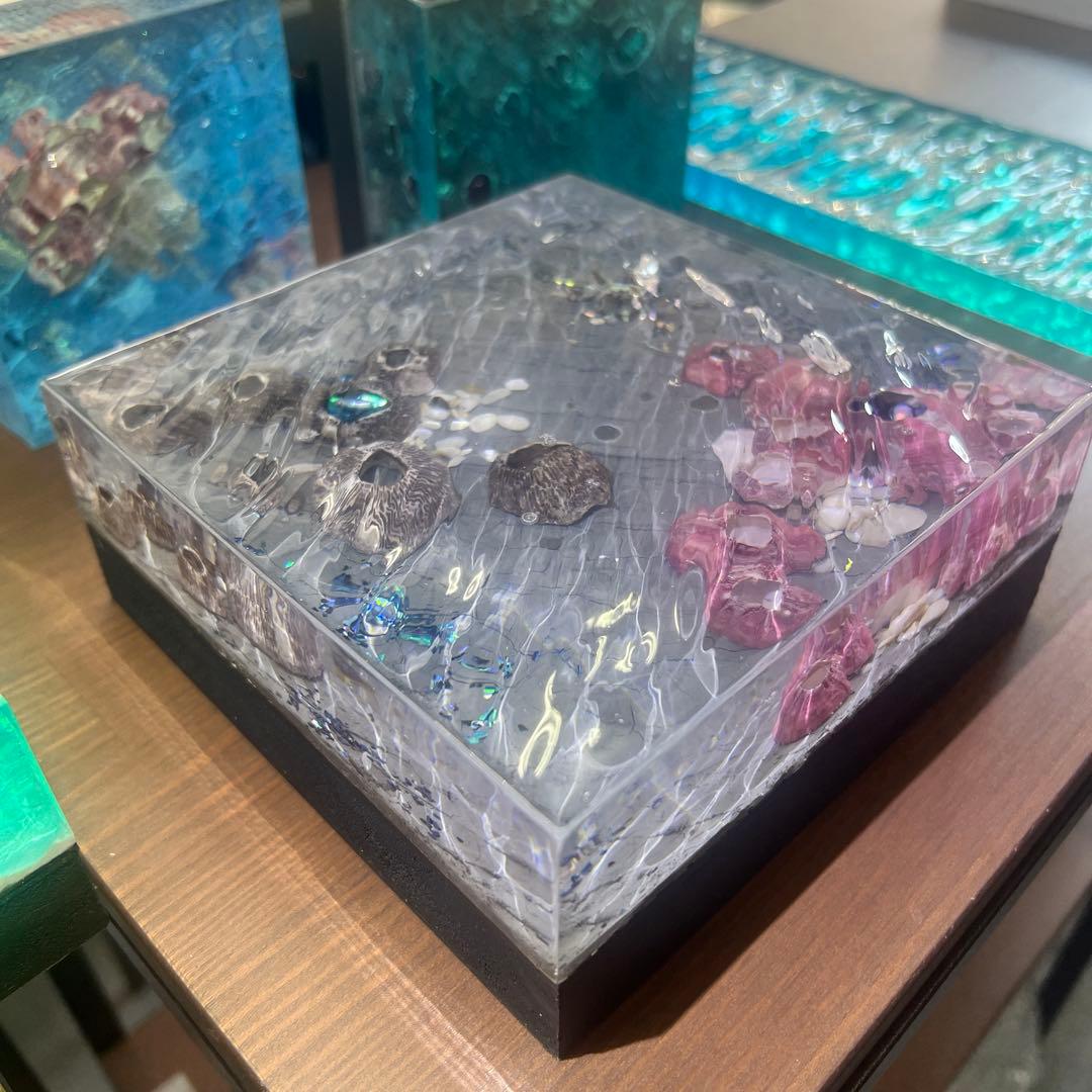 【波紋アート】Real Ocean／barnacle／フジツボ／15cmプリズム