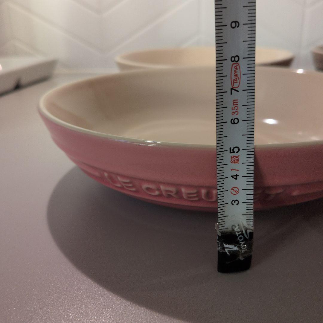 期間限定★LE CREUSET ピンク ベージュ 皿 4枚セット