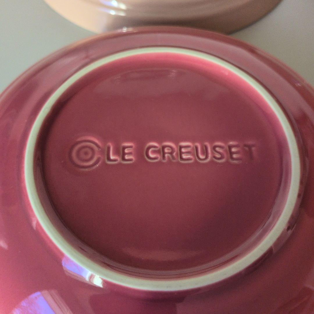 期間限定★LE CREUSET ピンク ベージュ 皿 4枚セット
