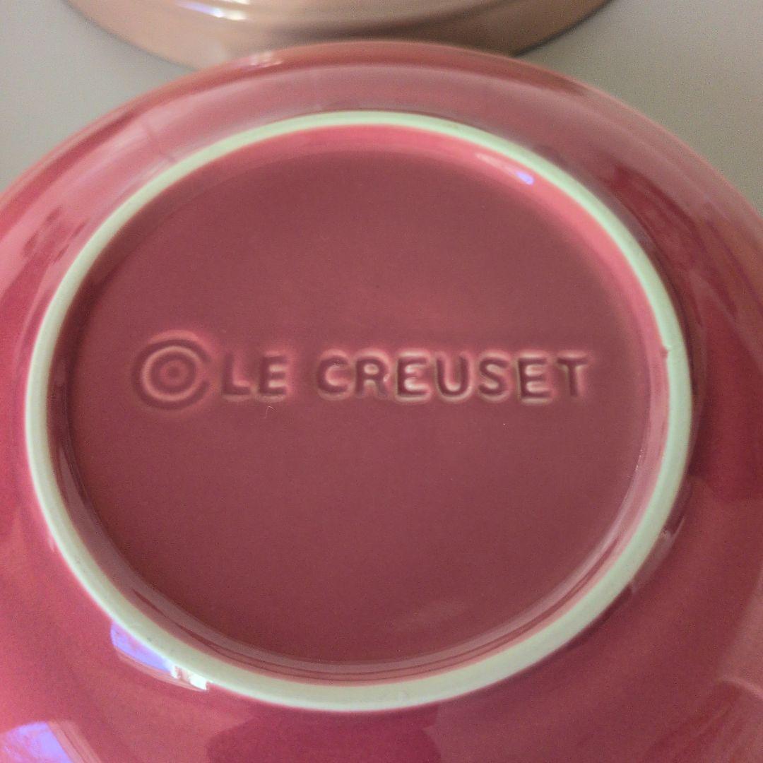期間限定★LE CREUSET ピンク ベージュ 皿 4枚セット