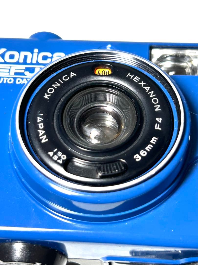 【稀少カラー】Konica C35 EFJ AUTO DATE ブルー