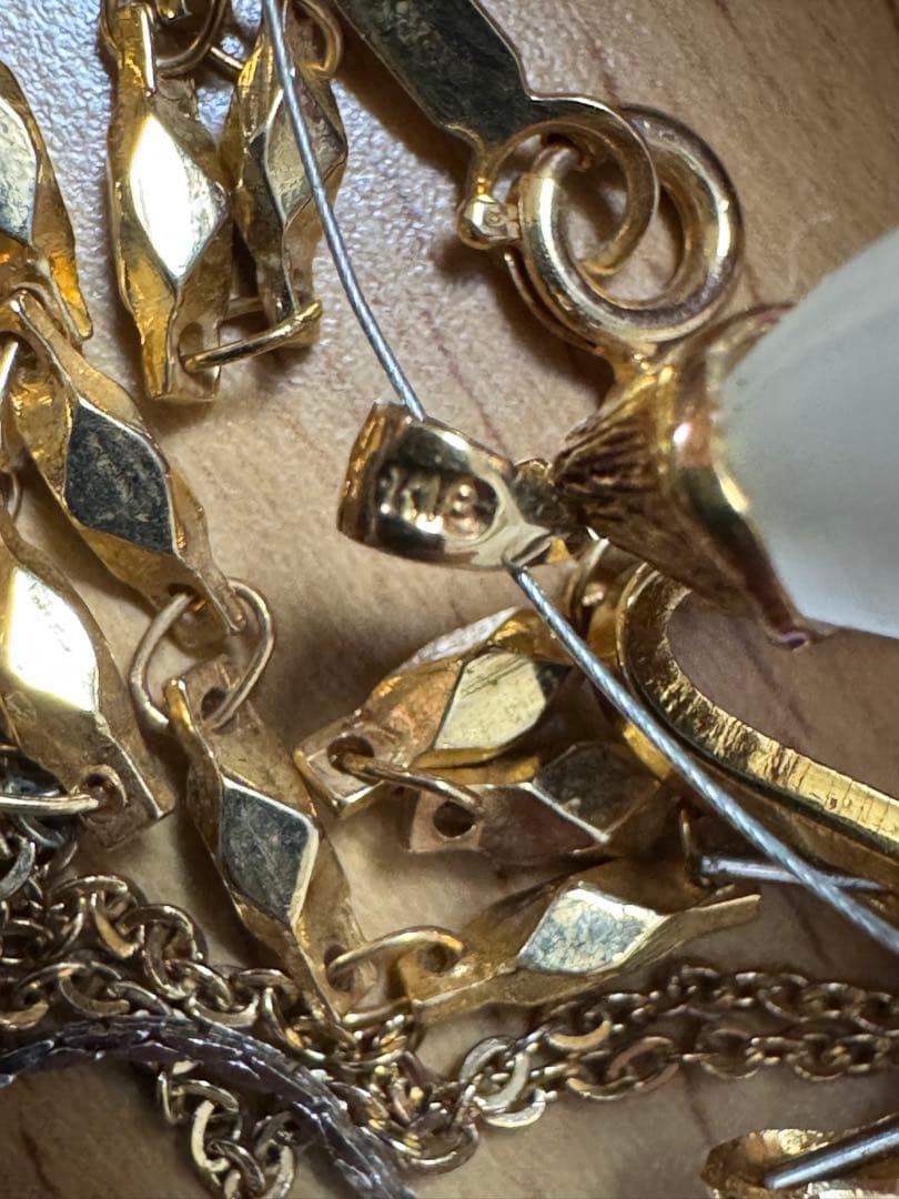 ノ*ラ様 遺品整理品 アクセサリー まとめ K18 K18GF ネックレス 指輪