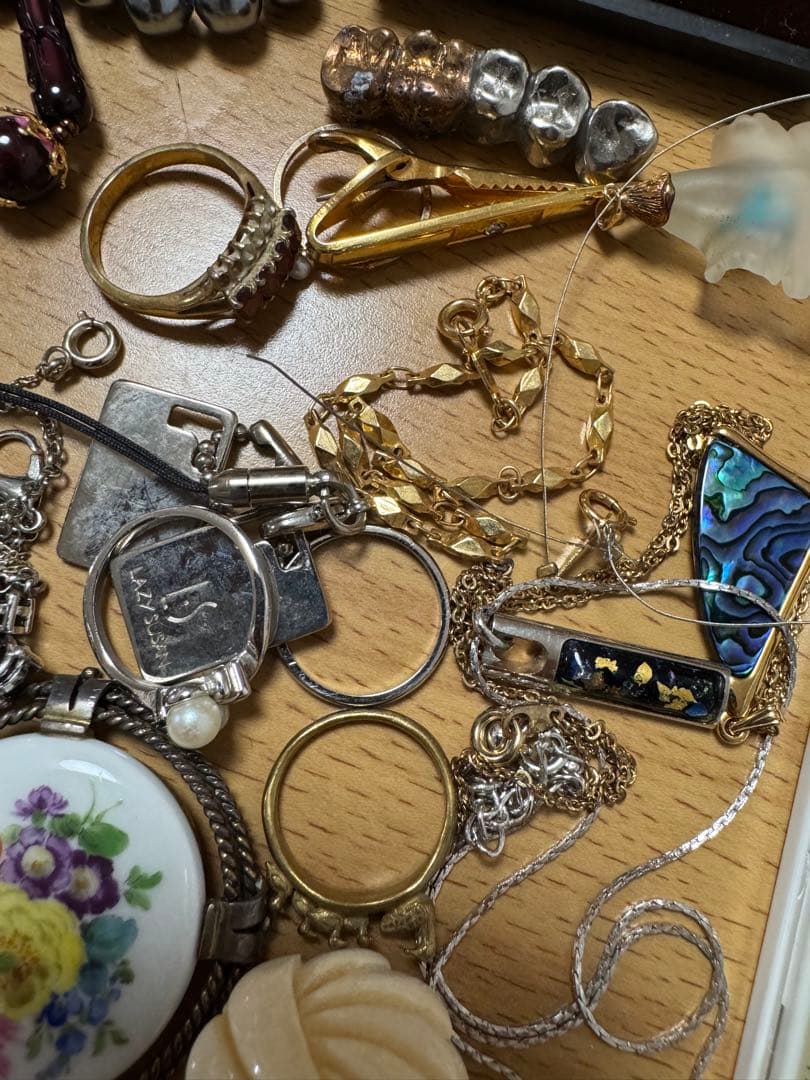 ノ*ラ様 遺品整理品 アクセサリー まとめ K18 K18GF ネックレス 指輪