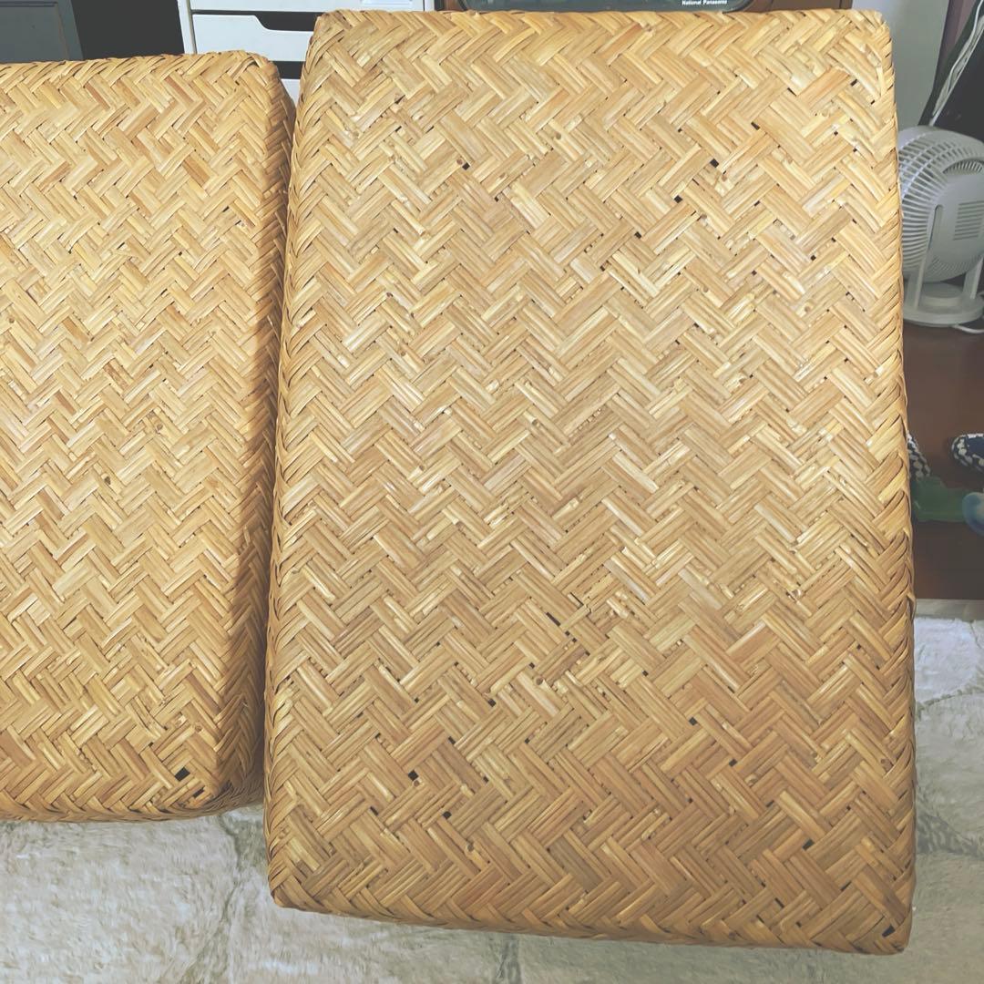 昭和レトロ 大きいサイズ 行李 クリーニング済み 収納 籠