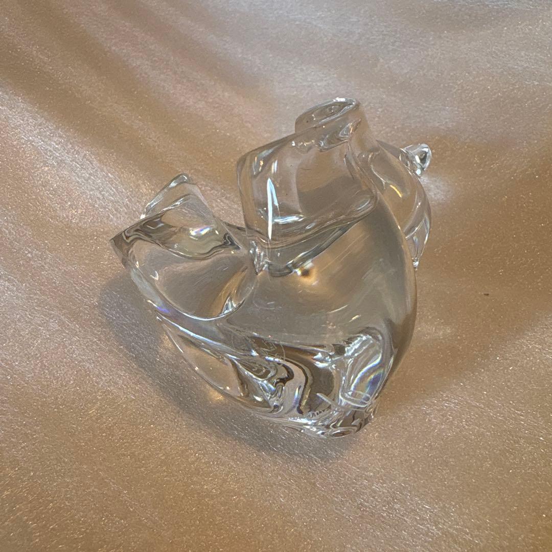 値下げ中　BACCARAT バカラ　テディベア　熊　ガラス　置き物