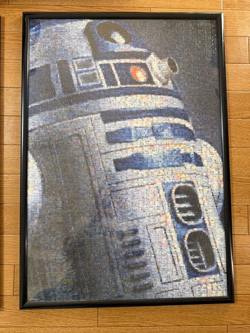 スターウォーズ　モザイクアート　パズル　インテリア　ダースベイダー　完成品