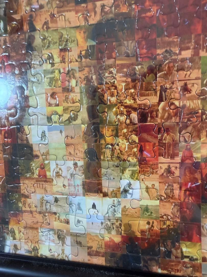 スターウォーズ　モザイクアート　パズル　インテリア　ダースベイダー　完成品