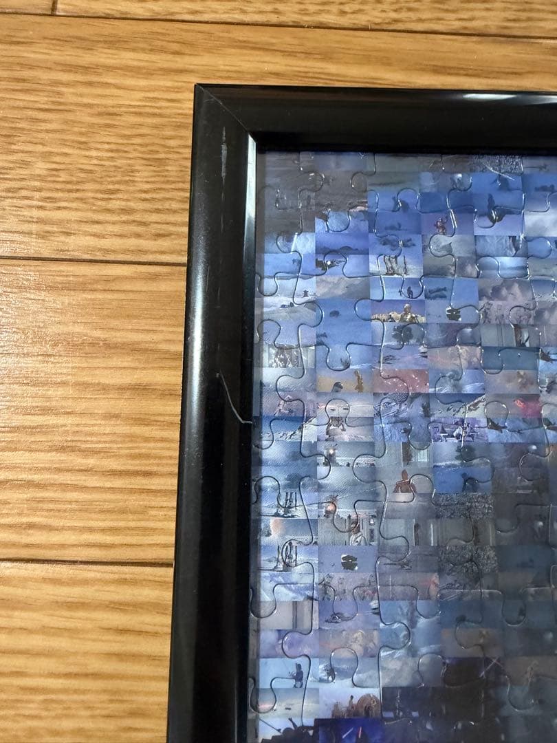 スターウォーズ　モザイクアート　パズル　インテリア　ダースベイダー　完成品