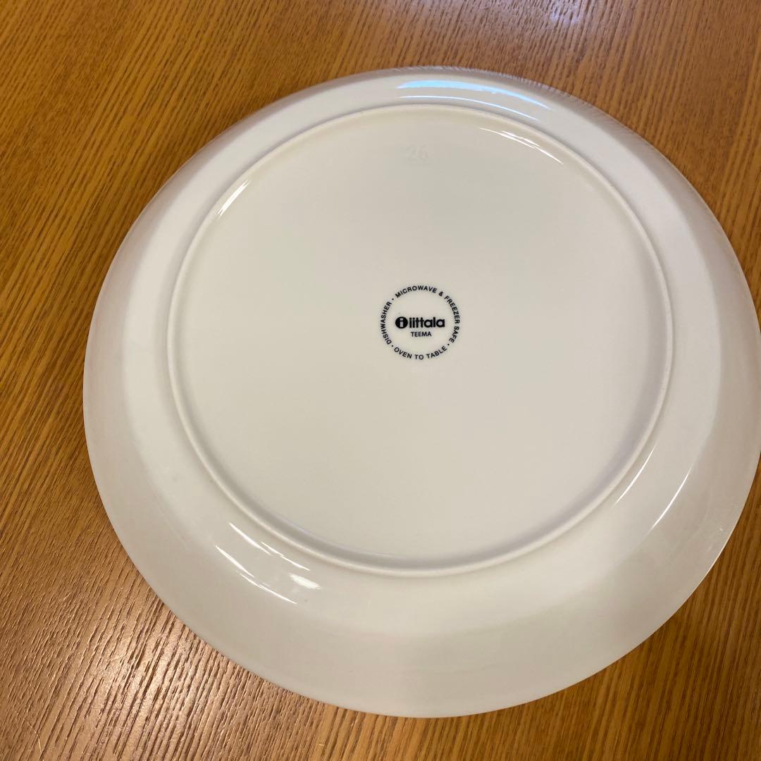  ホワイト ラウンドプレート 4枚セット　26センチ