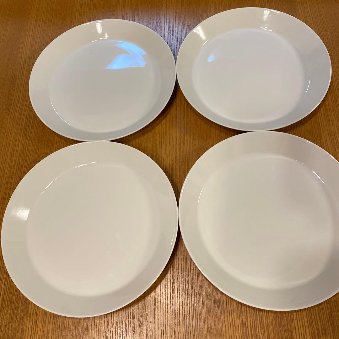  ホワイト ラウンドプレート 4枚セット　26センチ