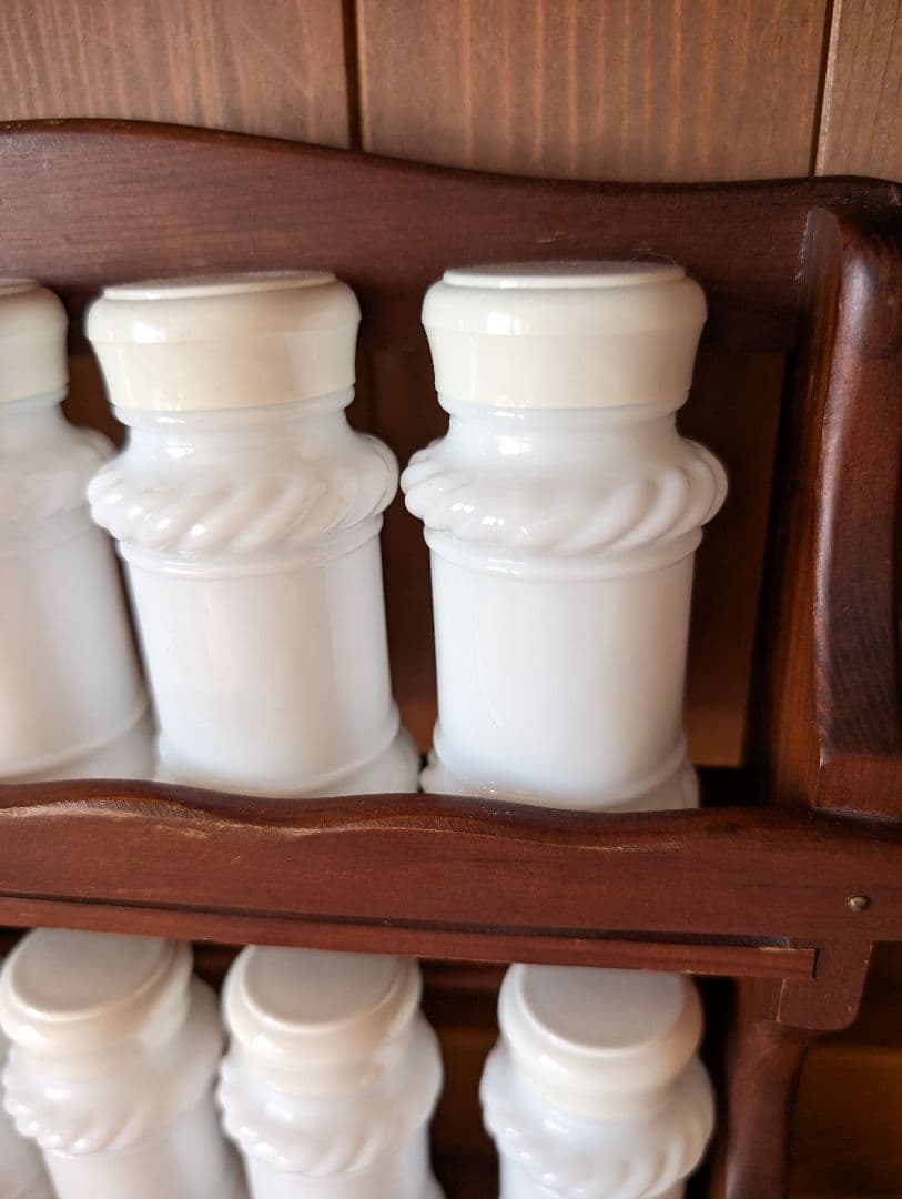 ヴィンテージ☆スパイスボトルラックセット