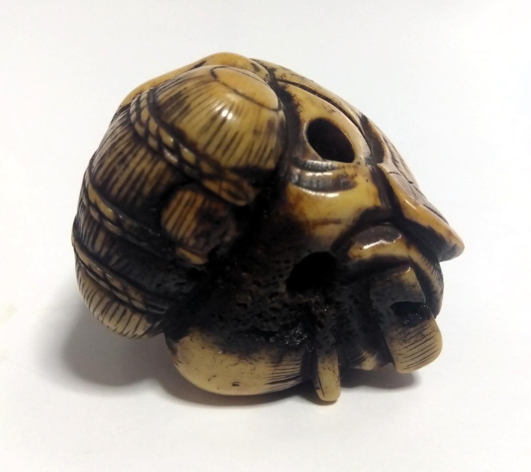 根付 ねつけ 大黒様 布袋様 骨董品 工芸品