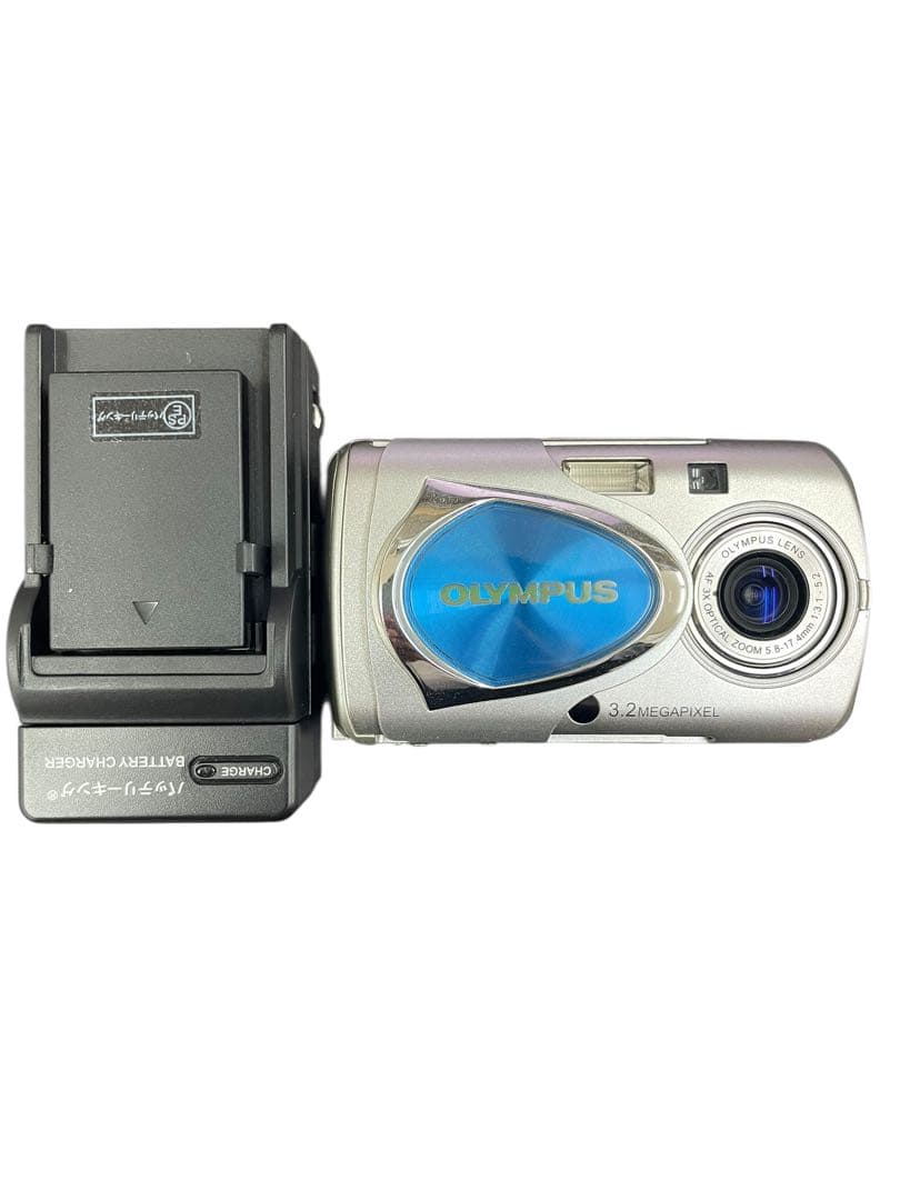 ⭕️OLYMPUS 3.2メガピクセル バッテリー　充電器付き