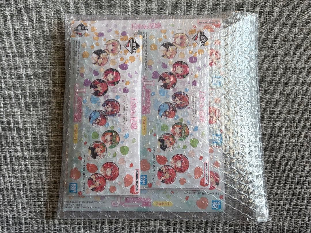 一番くじ 五等分の花嫁 J賞 缶バッジセット 中野ニ乃 ニ乃