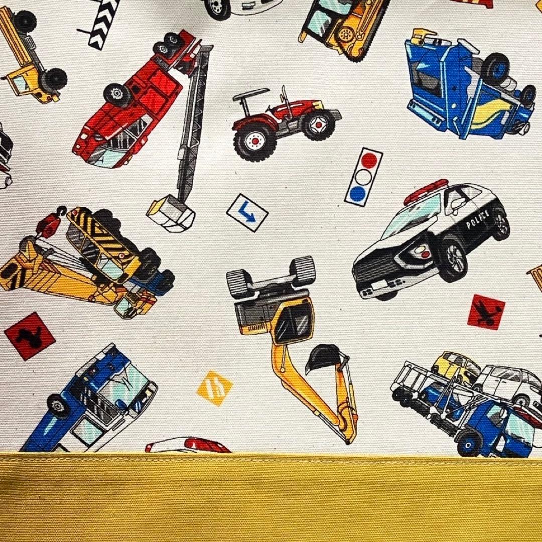 【専用ページ】レッスンバッグ　体操服入れ　上履き入れ　車　ハンドメイド