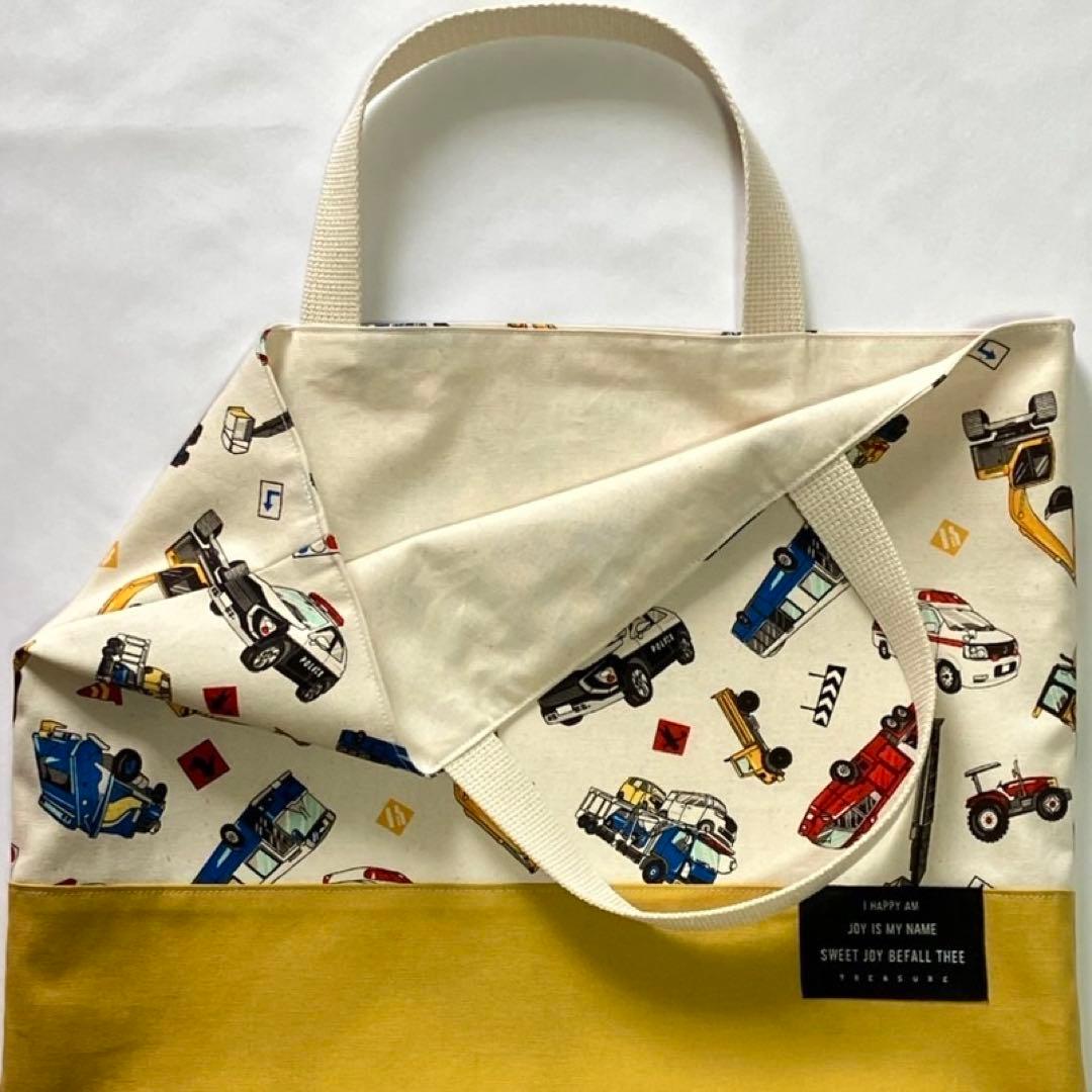 【専用ページ】レッスンバッグ　体操服入れ　上履き入れ　車　ハンドメイド