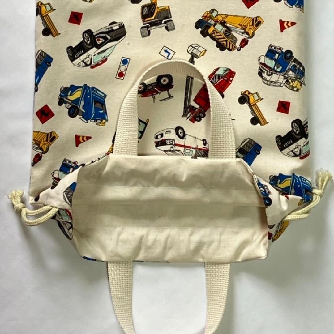 【専用ページ】レッスンバッグ　体操服入れ　上履き入れ　車　ハンドメイド