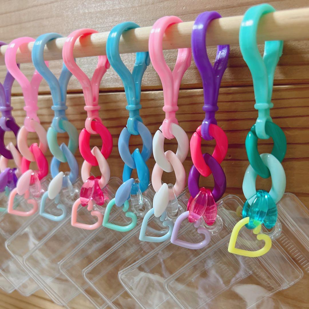 No.251B キャンディバッグ キーホルダー ハートチャーム付き ゆめかわ