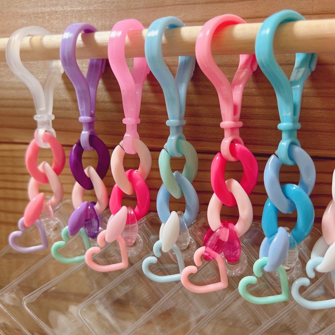 No.251B キャンディバッグ キーホルダー ハートチャーム付き ゆめかわ