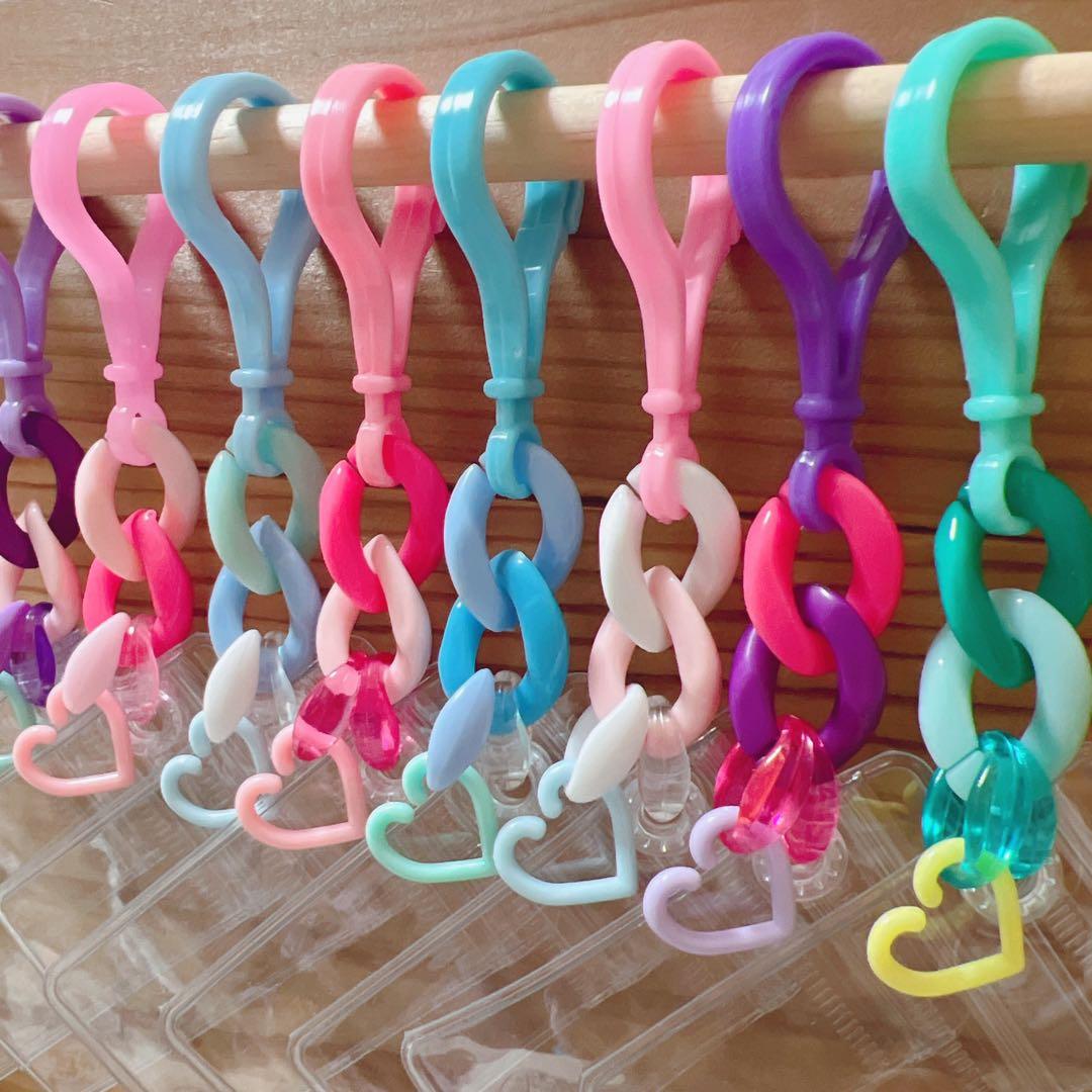 No.251B キャンディバッグ キーホルダー ハートチャーム付き ゆめかわ