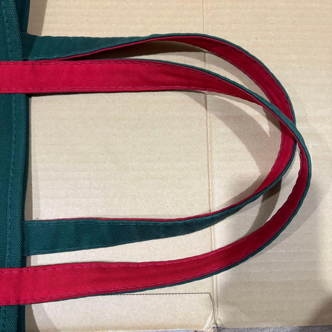 Vintage US製 Lands' Endトートバッグ グリーン赤