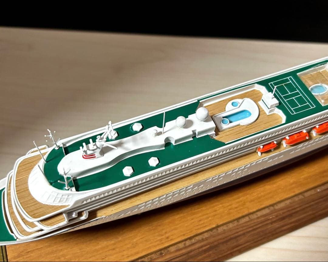 クリスタルハーモニー クルーズ 船　模型 オブジェ 置物　インテリア