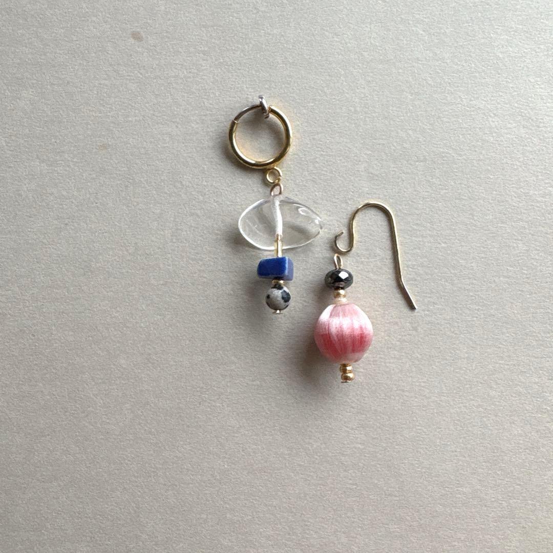 no.078 三角ジャスパーとシルクボール