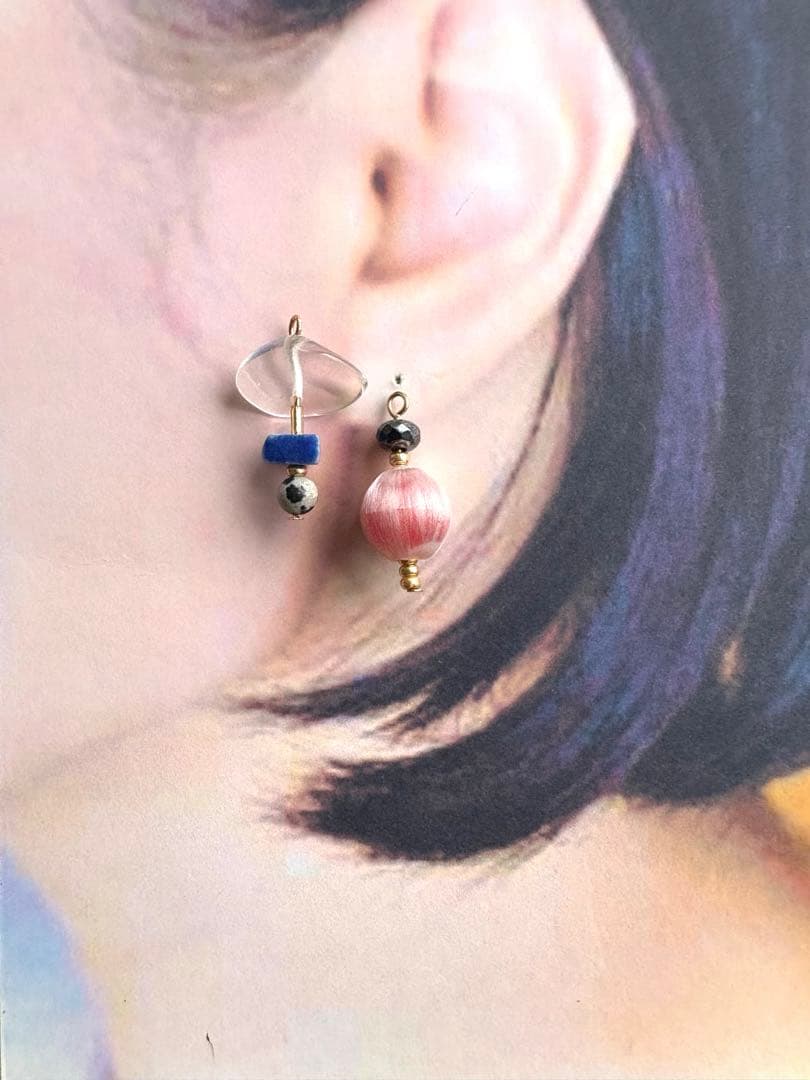 no.078 三角ジャスパーとシルクボール